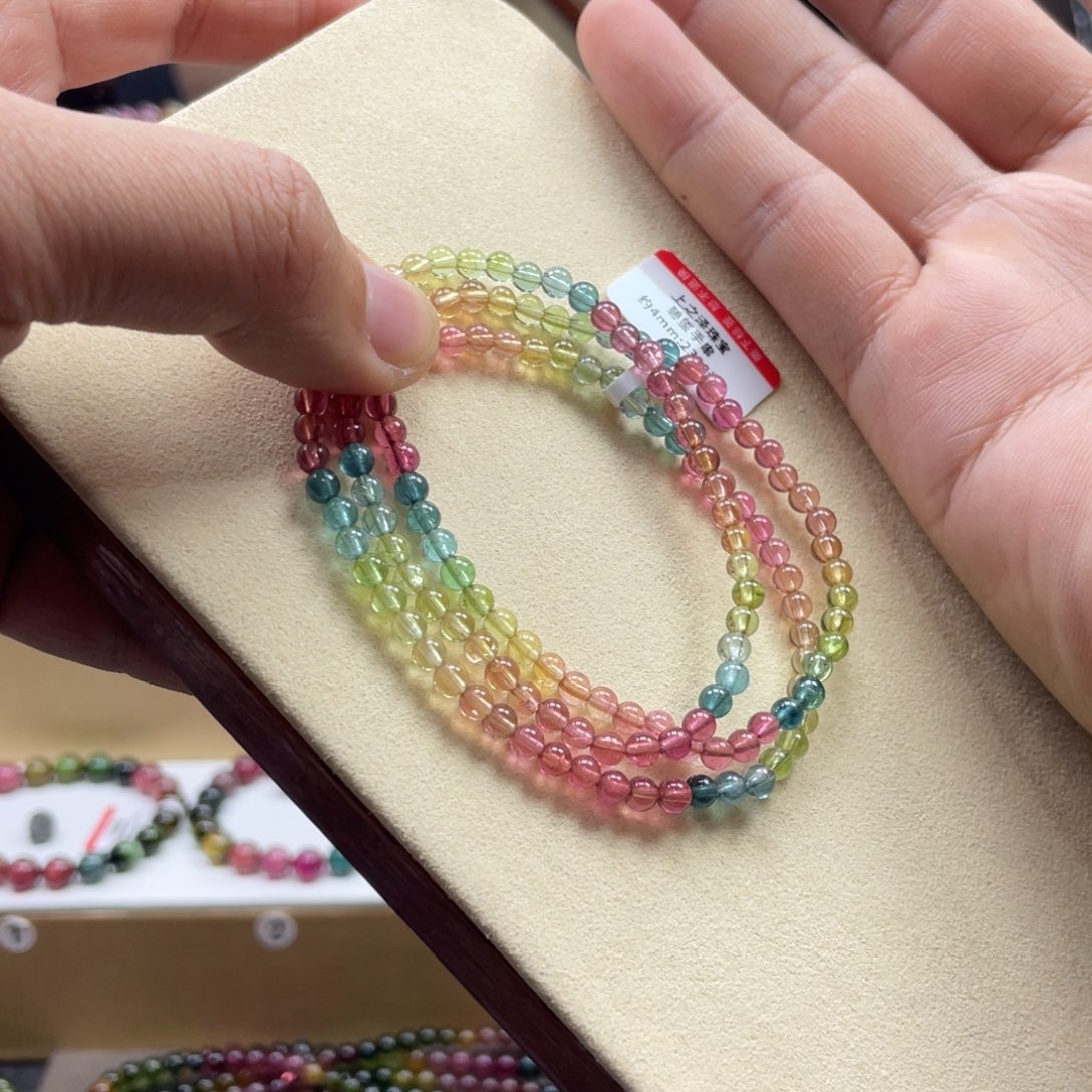 碧玺手串未镶嵌4mm.mmmmmmmmmm