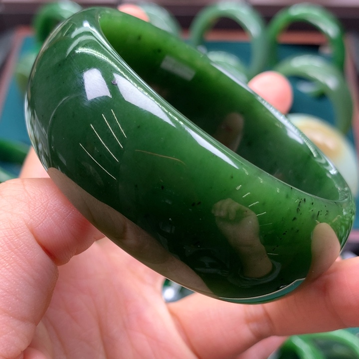 未镶嵌手镯和田玉（碧玉）5960