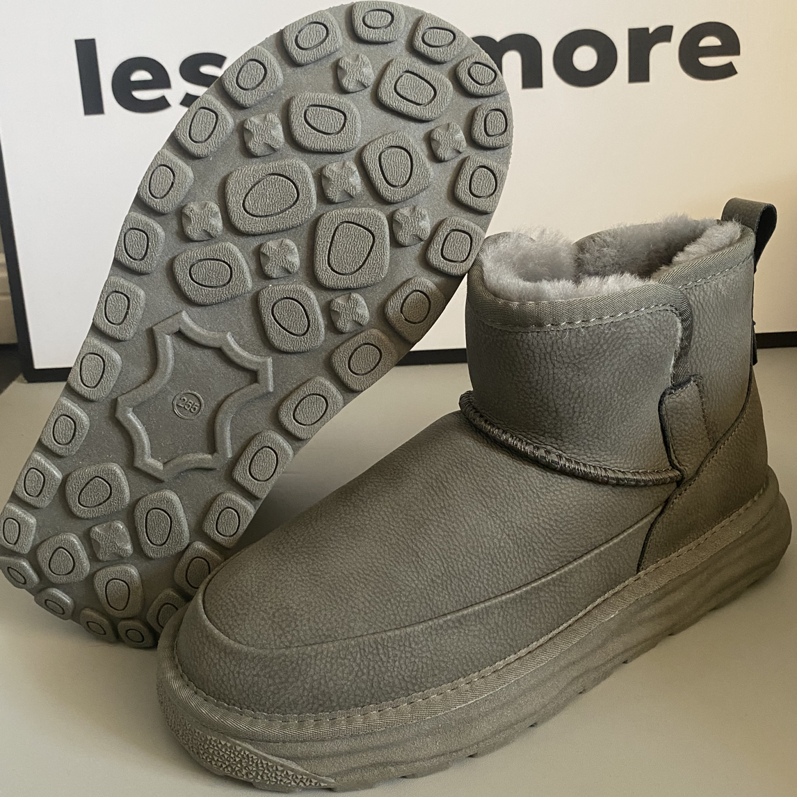 2468冬季男鞋加厚保暖雪地靴防滑防水短筒棉鞋休闲百搭