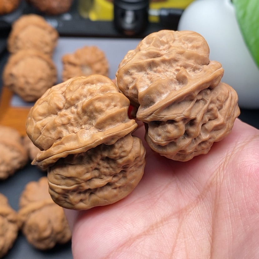 【闪购商品】文玩核桃把件蛤蟆头38.5