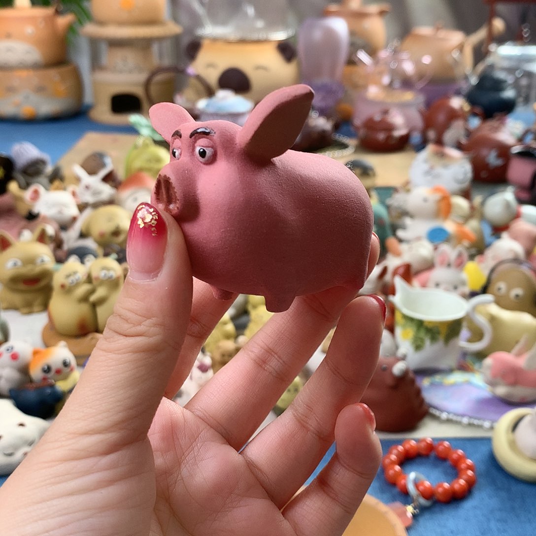 茶宠紫砂手工制作