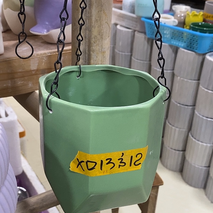 陶盆有孔 瑕疵针孔漏釉介意勿拍 口高