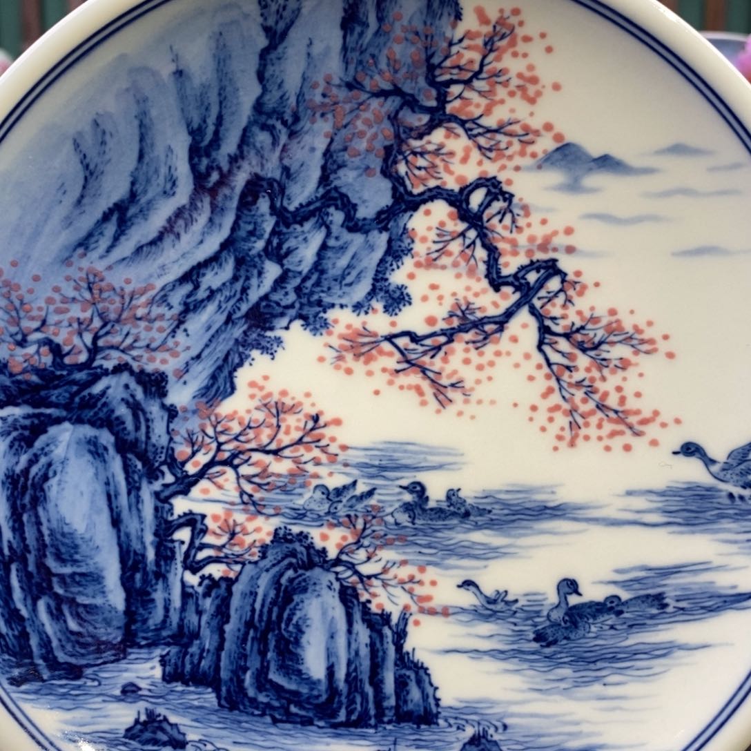 微微瑕梅石高足壶承