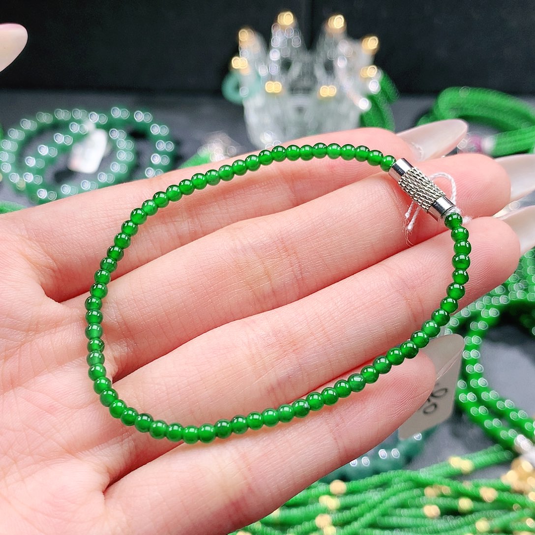 翡翠未镶嵌手链手链