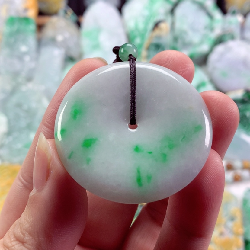 【闪购商品】翡翠吊坠(不含链)未镶嵌纯***炮