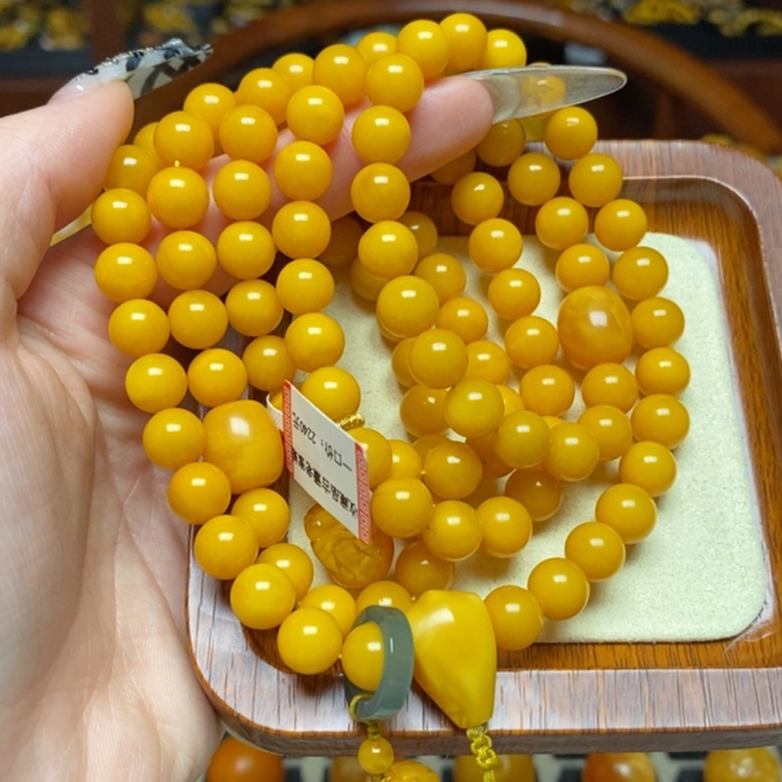 【闪购商品】蜜蜡手链未镶嵌手串