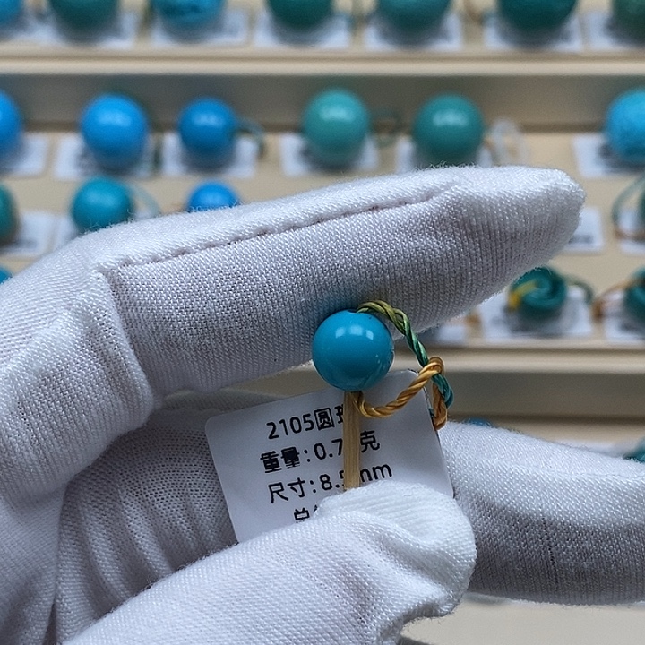 绿松石未镶嵌颈饰