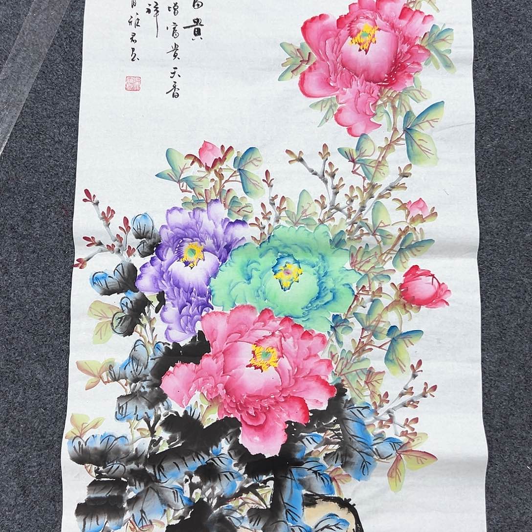 国画国画作品宣纸纯手绘