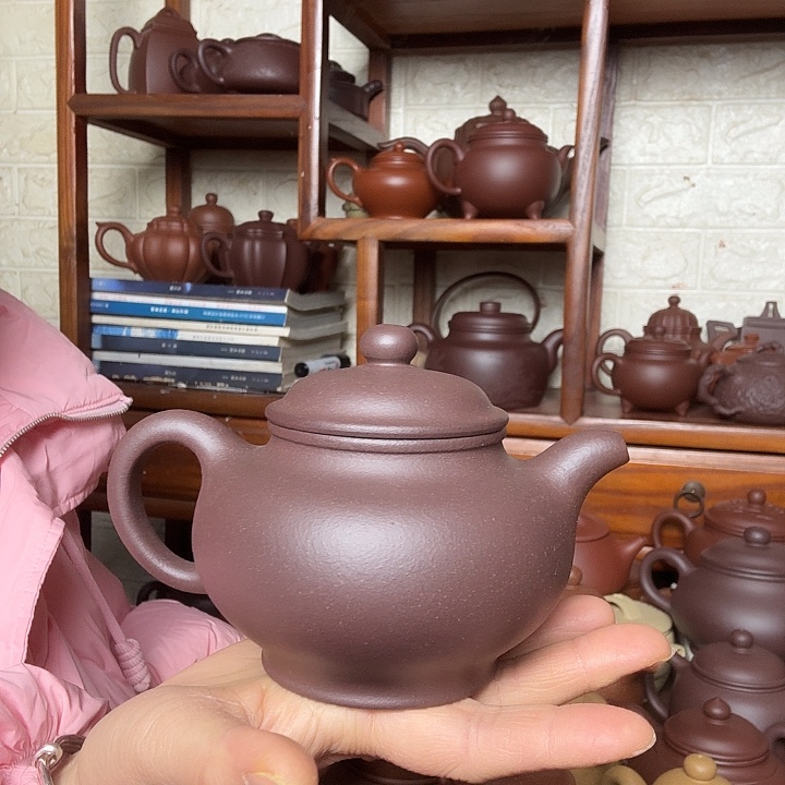一***城紫砂茶壶掇只350cc天青精工半手工