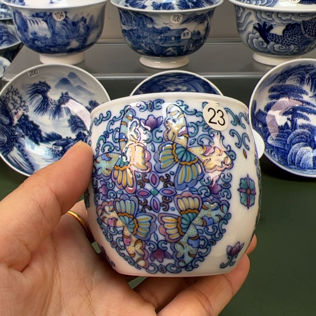 杯木木景德镇纯手绘茶具23