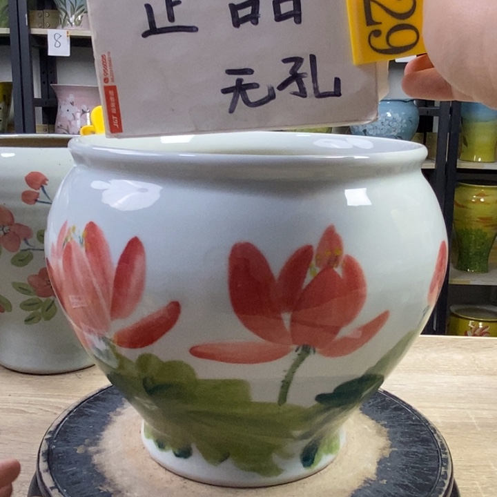 景德镇高温陶瓷花盆