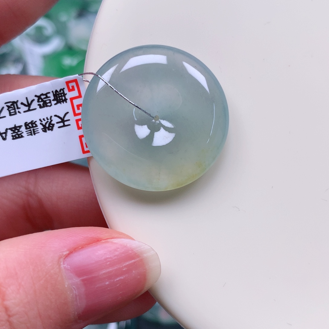 颈饰未镶嵌翡翠天然翡翠尺寸26.4+5.3