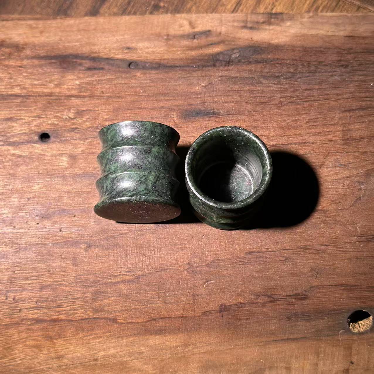 YS9589 蛇纹石玉水杯 多样性发其一