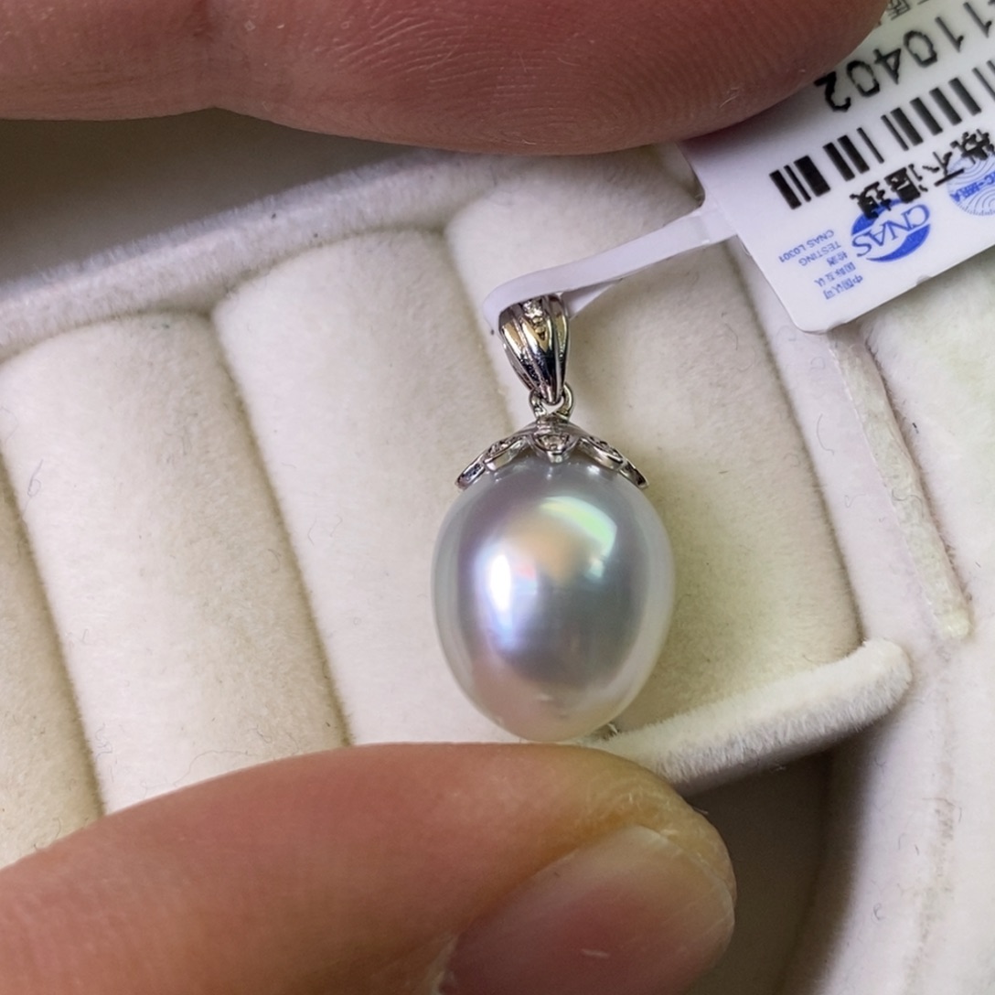 海水珍珠颈饰银S925镶嵌