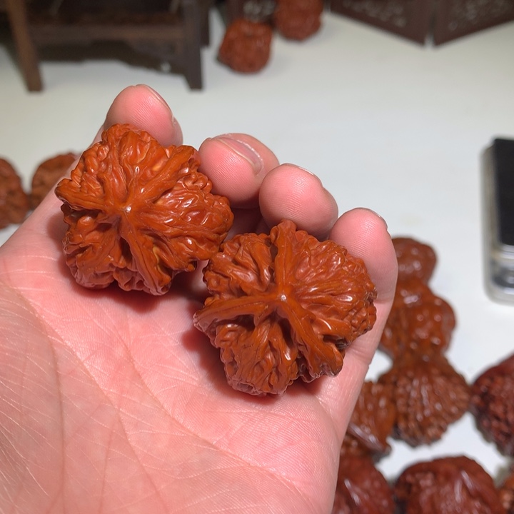 文玩核桃把件文山，23