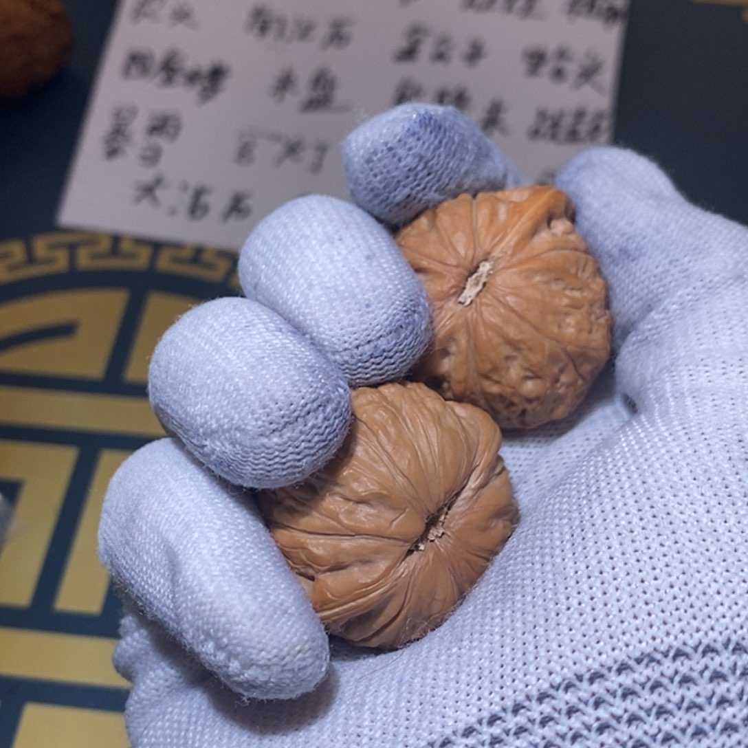 文玩核桃把件三*丶铁锤