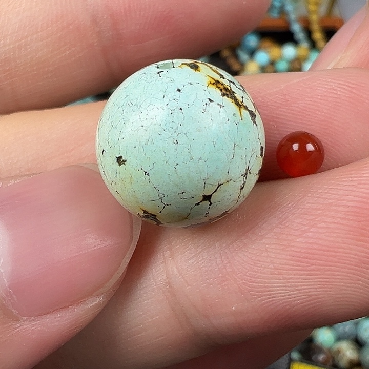 南红玛瑙未镶嵌配饰卡15.1