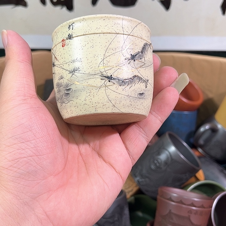 茶杯紫砂全手工紫砂主人杯