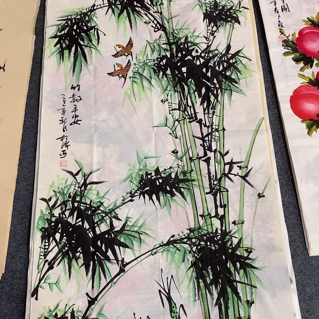 国画画画真的画画