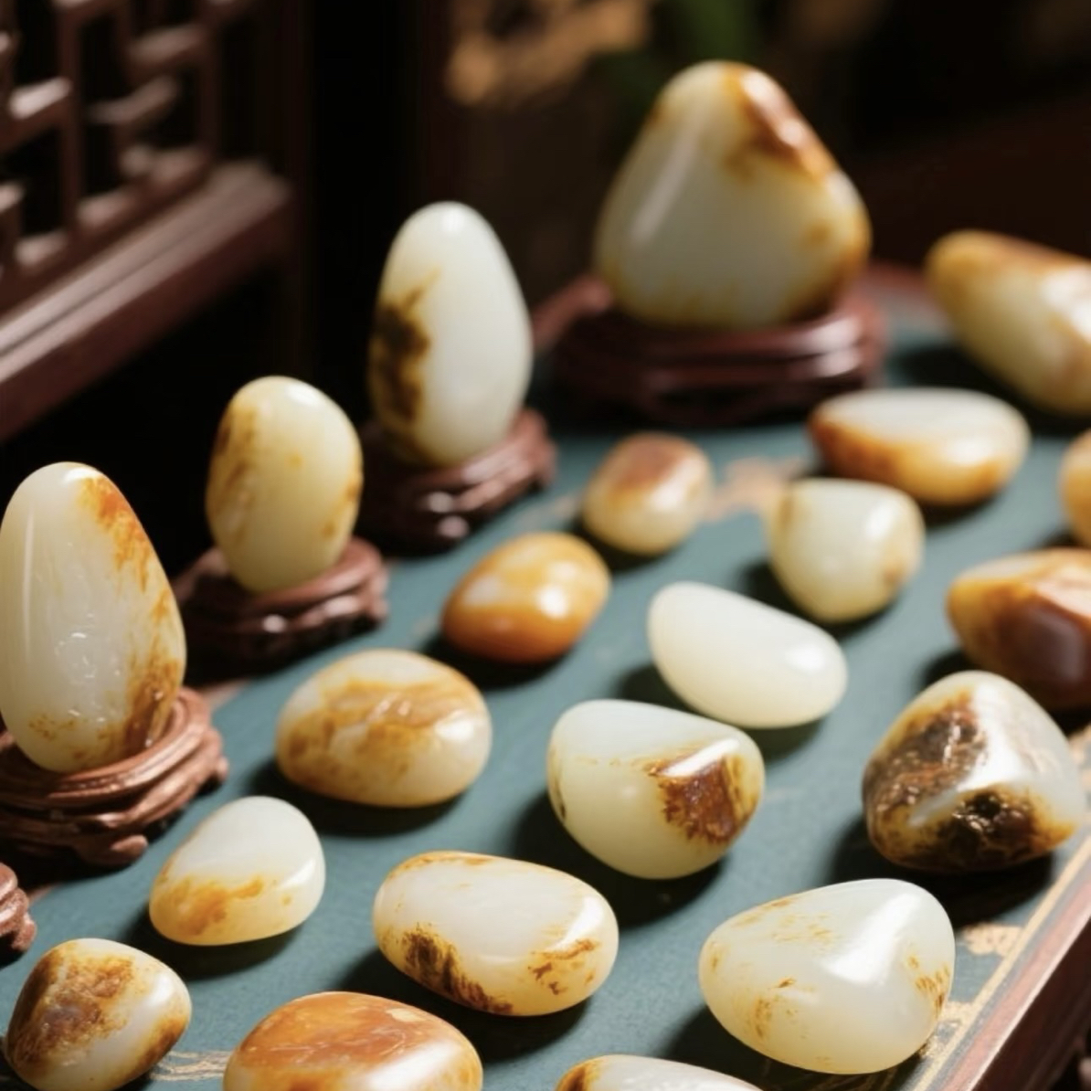 新疆天然原石，奇石，随形吊坠