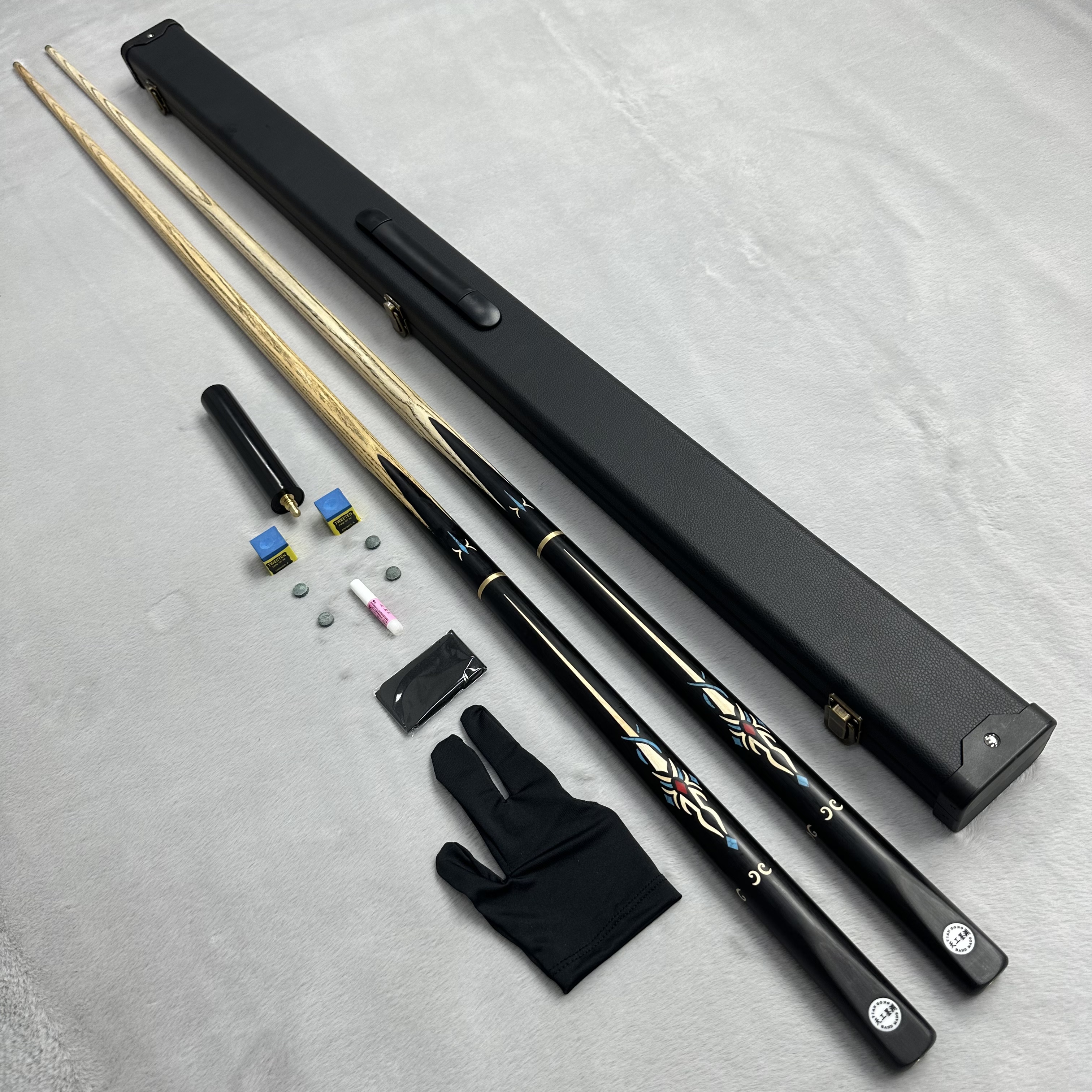 天工墨渊利剑匠心手工白蜡木台球杆中式黑八美式九球球杆会员杆