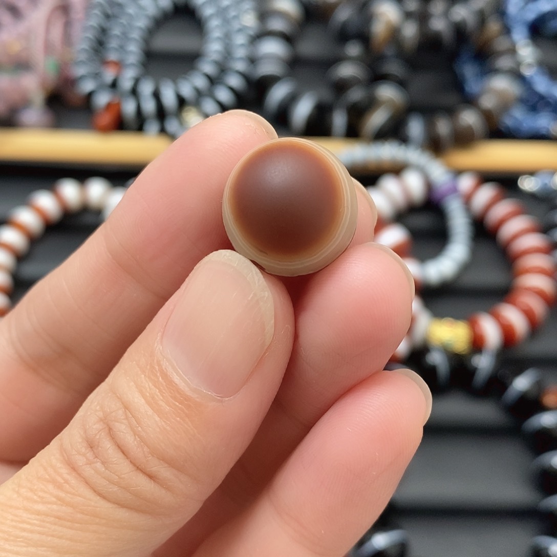 玛瑙/玉髓玛瑙单珠尺寸15.6未镶嵌