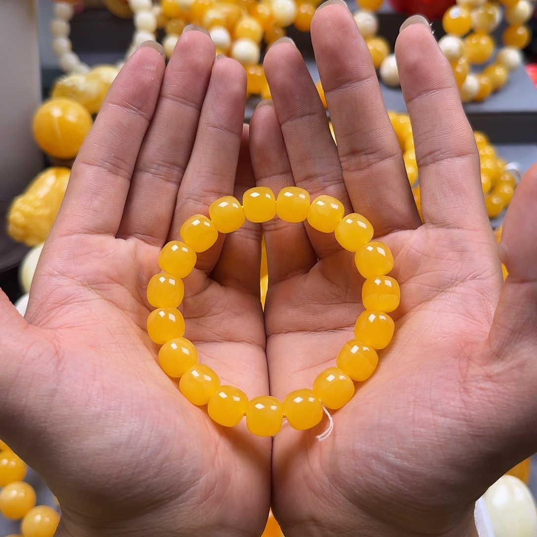 蜜蜡珠宝奇石未镶嵌同料老型12mm