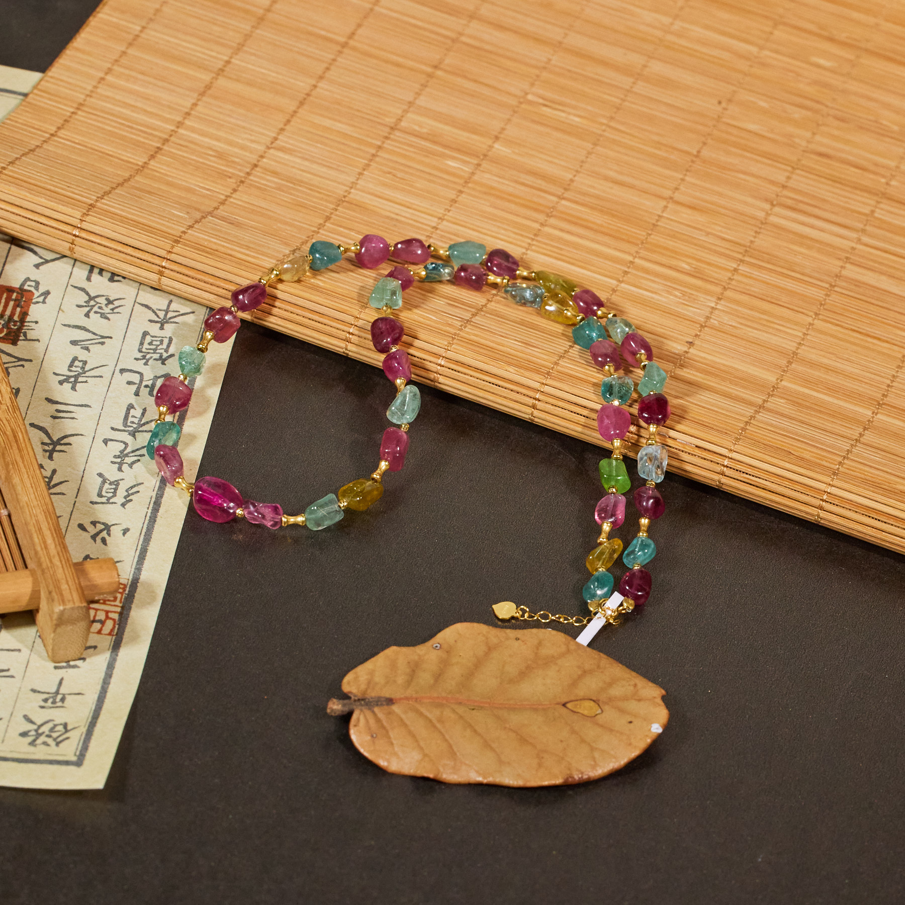 【歪歪】彩虹*碧玺项链（多样性发）18K镶嵌N9043