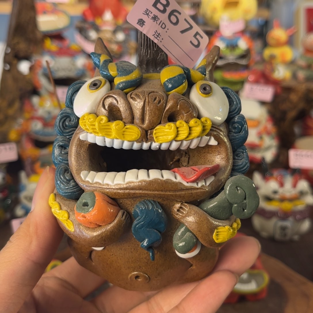 泥塑纯手工茶宠摆件