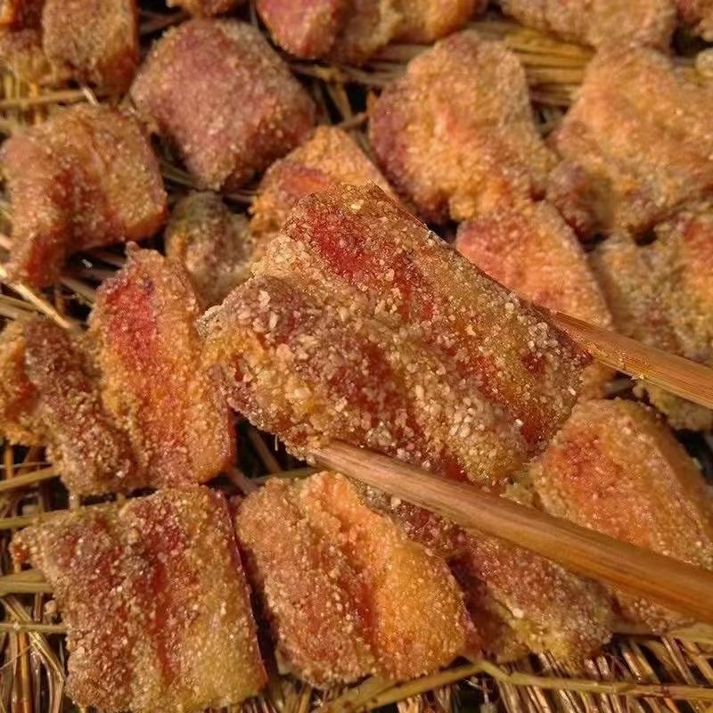 【老马】湖南农家柴火腊米粉肉