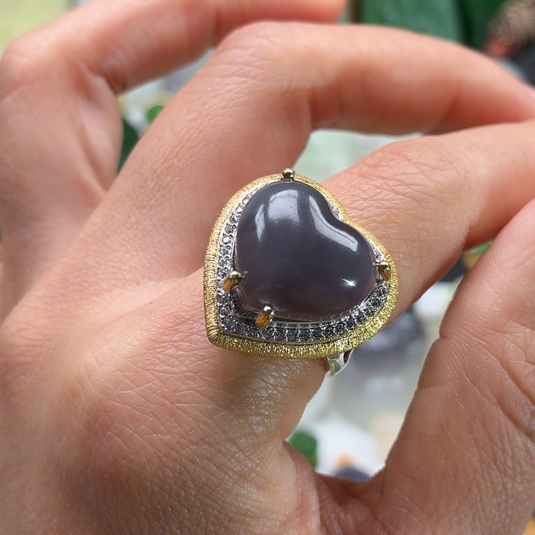 和田玉银S925镶嵌颈饰