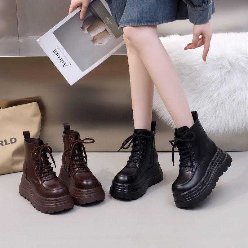 私人高定！马丁靴女英伦风2025年新款厚底秋冬季时尚百搭网红20
