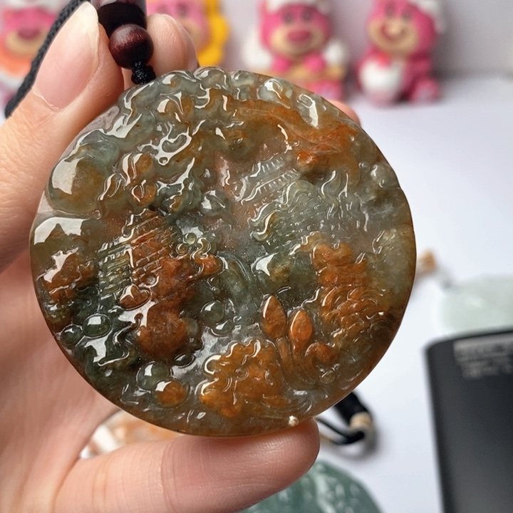 翡翠未镶嵌颈饰翡翠