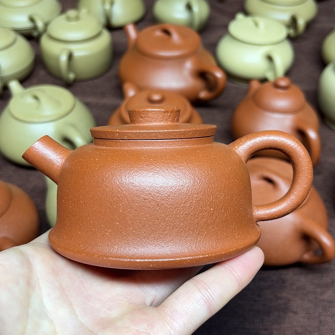 红泥茶壶红降坡炮嘴160cc