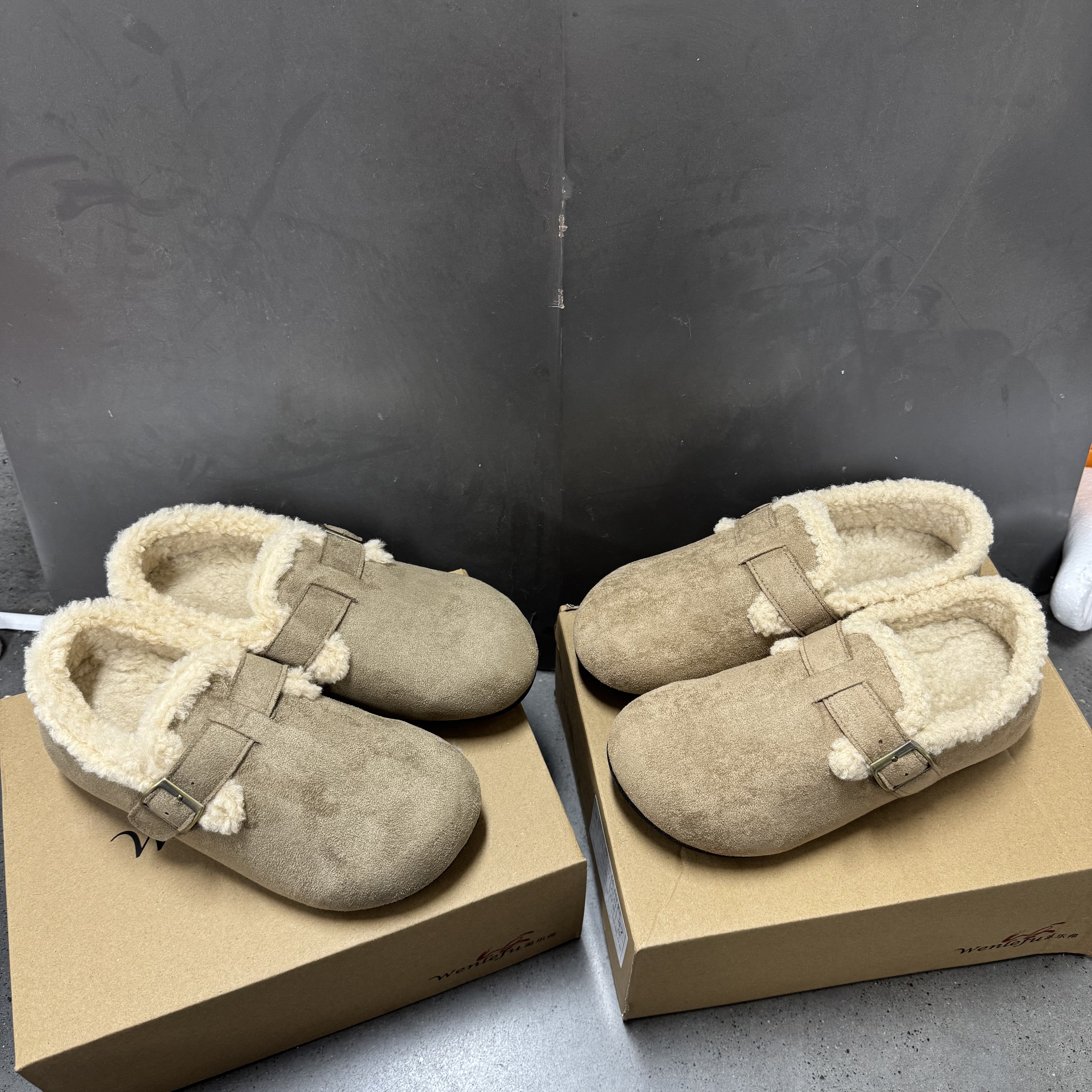 【真的香！！羊羔毛！！勃肯鞋！！】2025年冬季加绒保暖休闲勃肯鞋