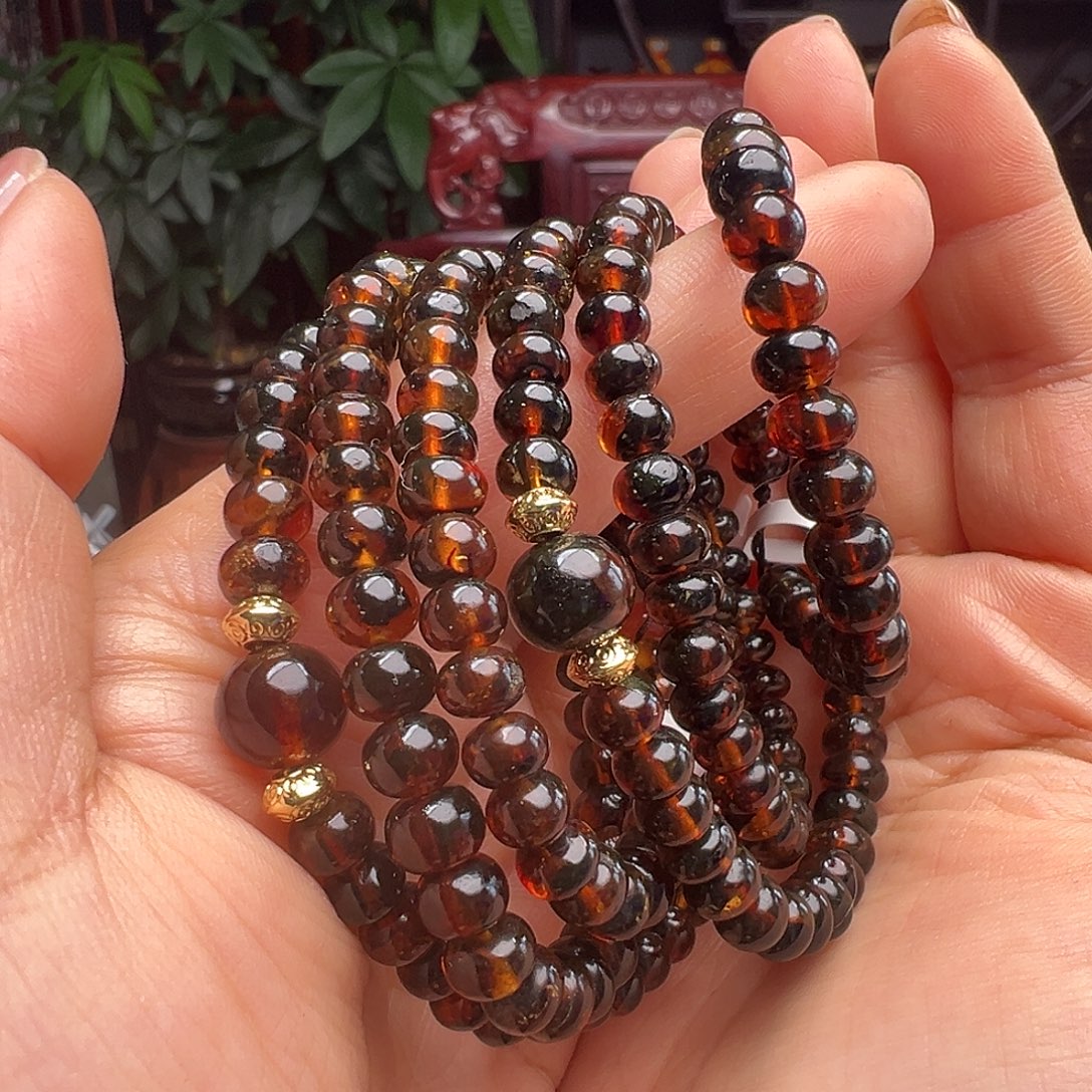 琥珀未镶嵌裸石抚顺琥珀30309六多样性发其一