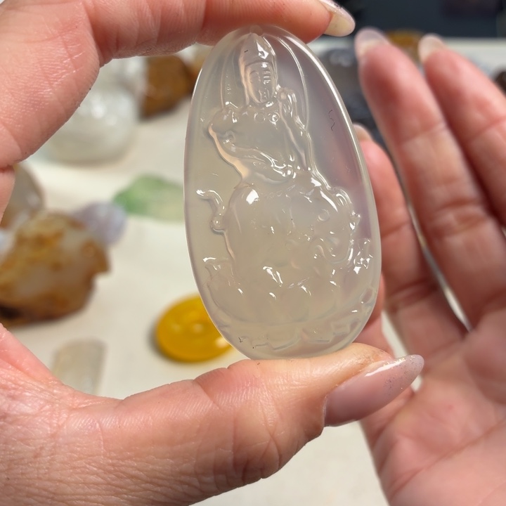 玛瑙/玉髓未镶嵌吊坠(不含链)