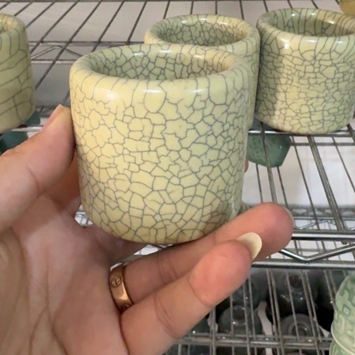 杯L*龙泉青瓷茶具微瑕