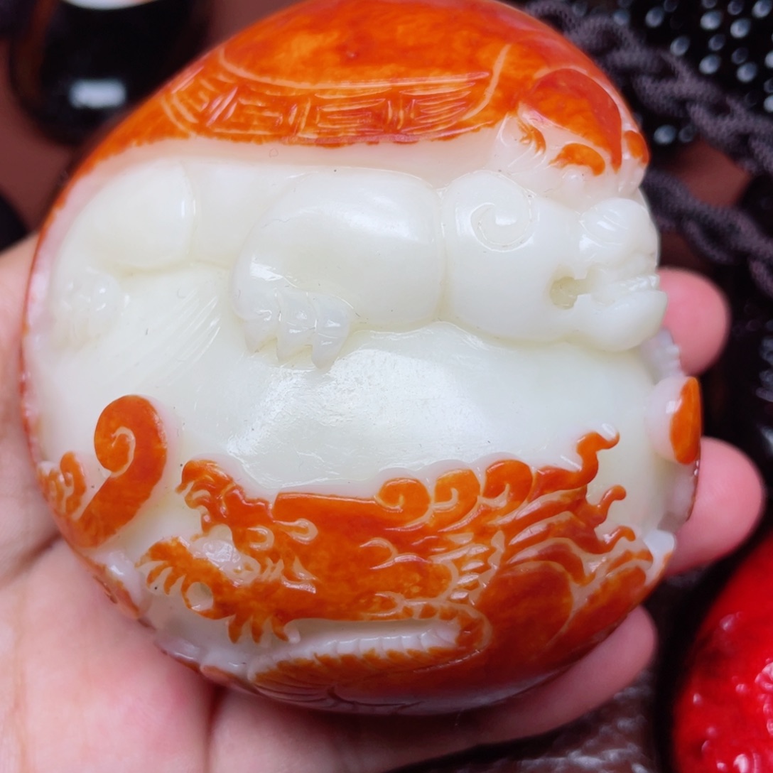 和田玉颈饰未镶嵌雪*