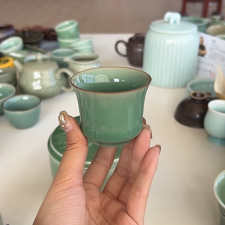小米茶器龙泉青瓷