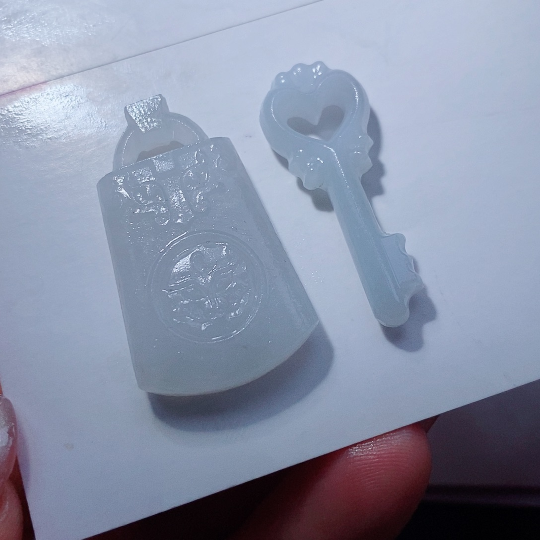 未镶嵌定制翡翠翡翠两个一起王炸天生一对