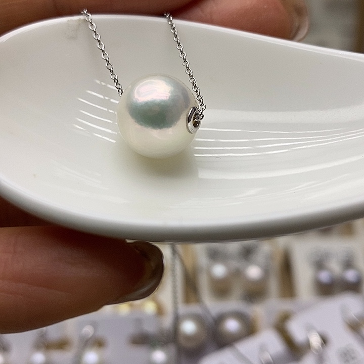 路路通银S925镶嵌淡水珍珠