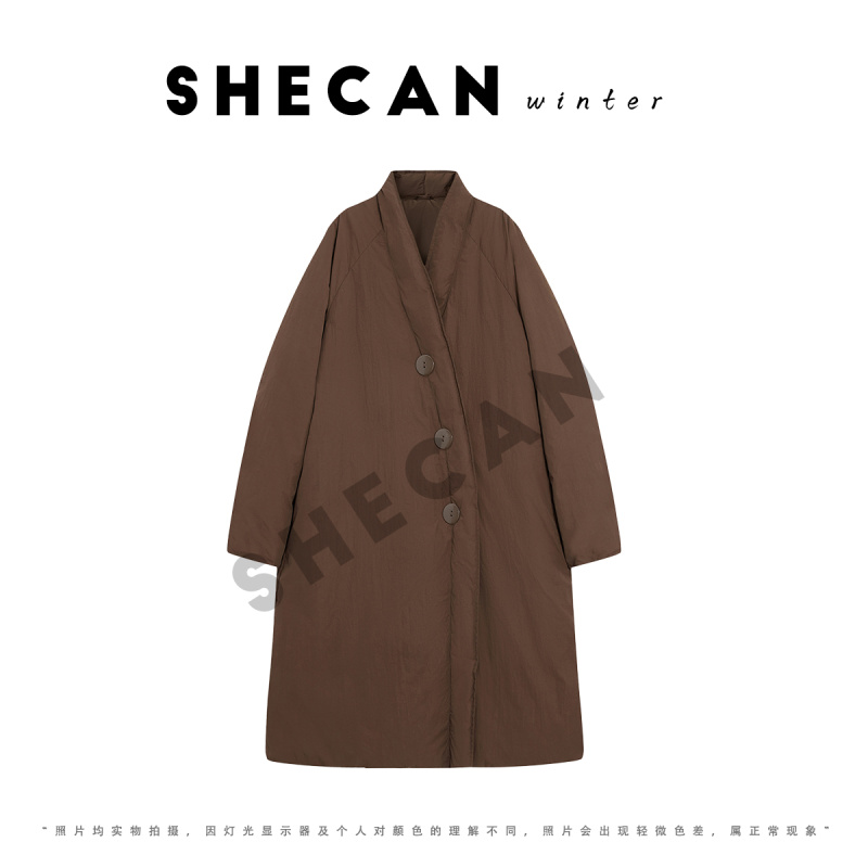 QIQI【夏日悠长】秋冬新款外套休闲时尚舒适白鸭绒羽绒服Q4DA020