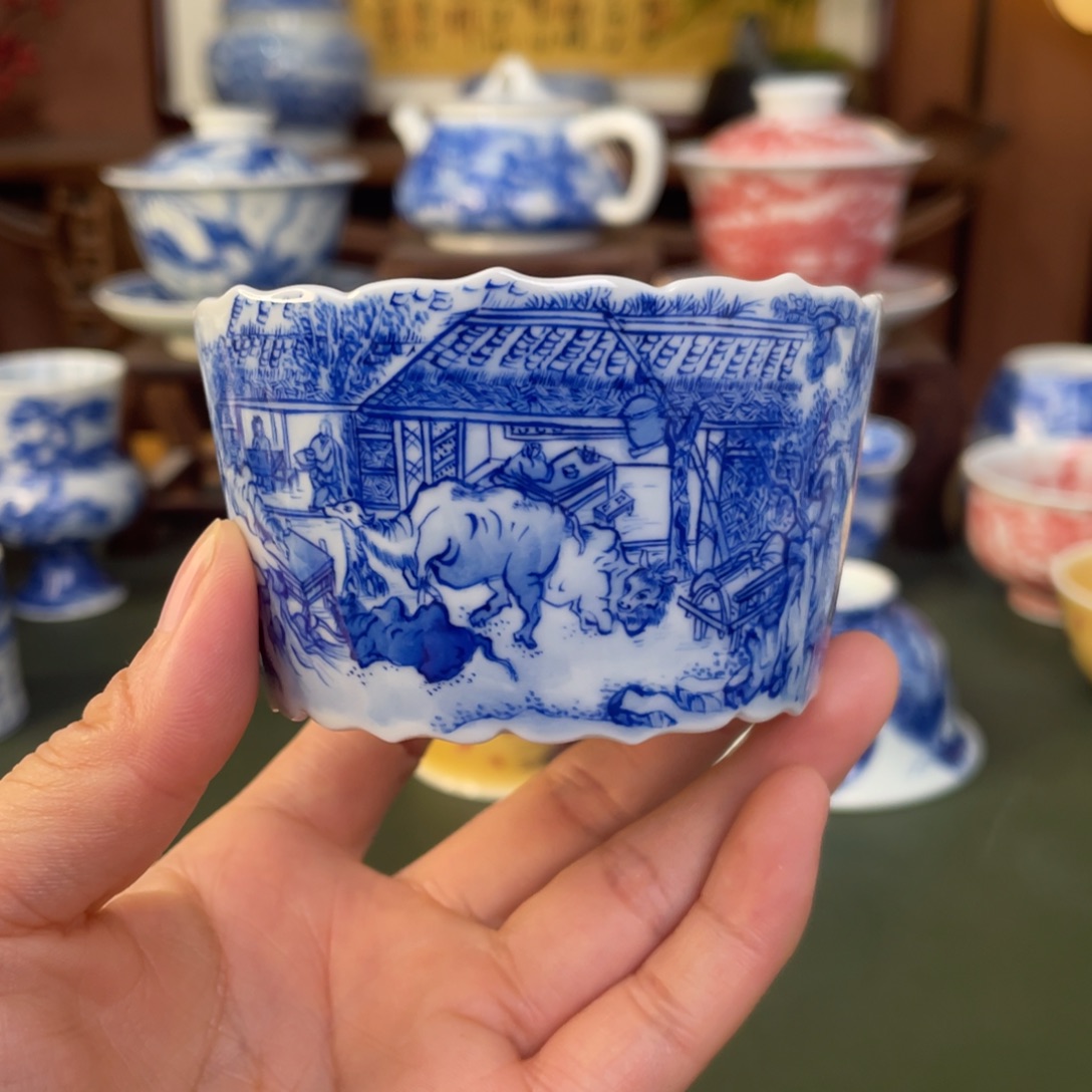 杯景德镇陶瓷手工手绘