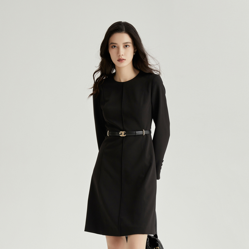 OBEG欧碧倩时尚收腰连衣裙10464006