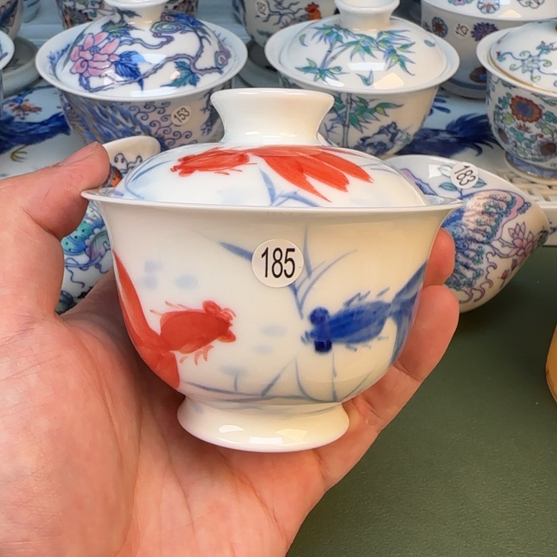 彦祖纯手工手绘茶具185