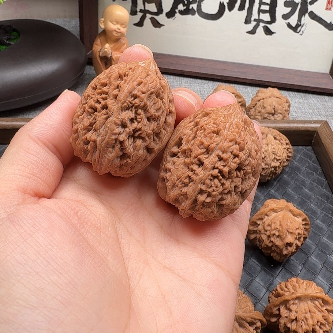 文玩核桃吊坠全品蒜头35