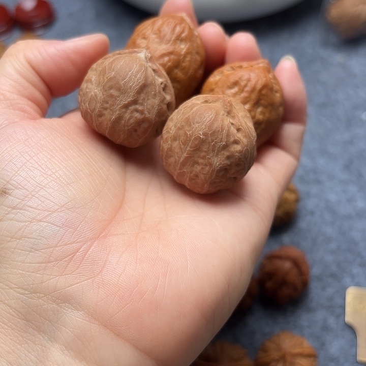 文玩核桃把件两**?手捻2对20