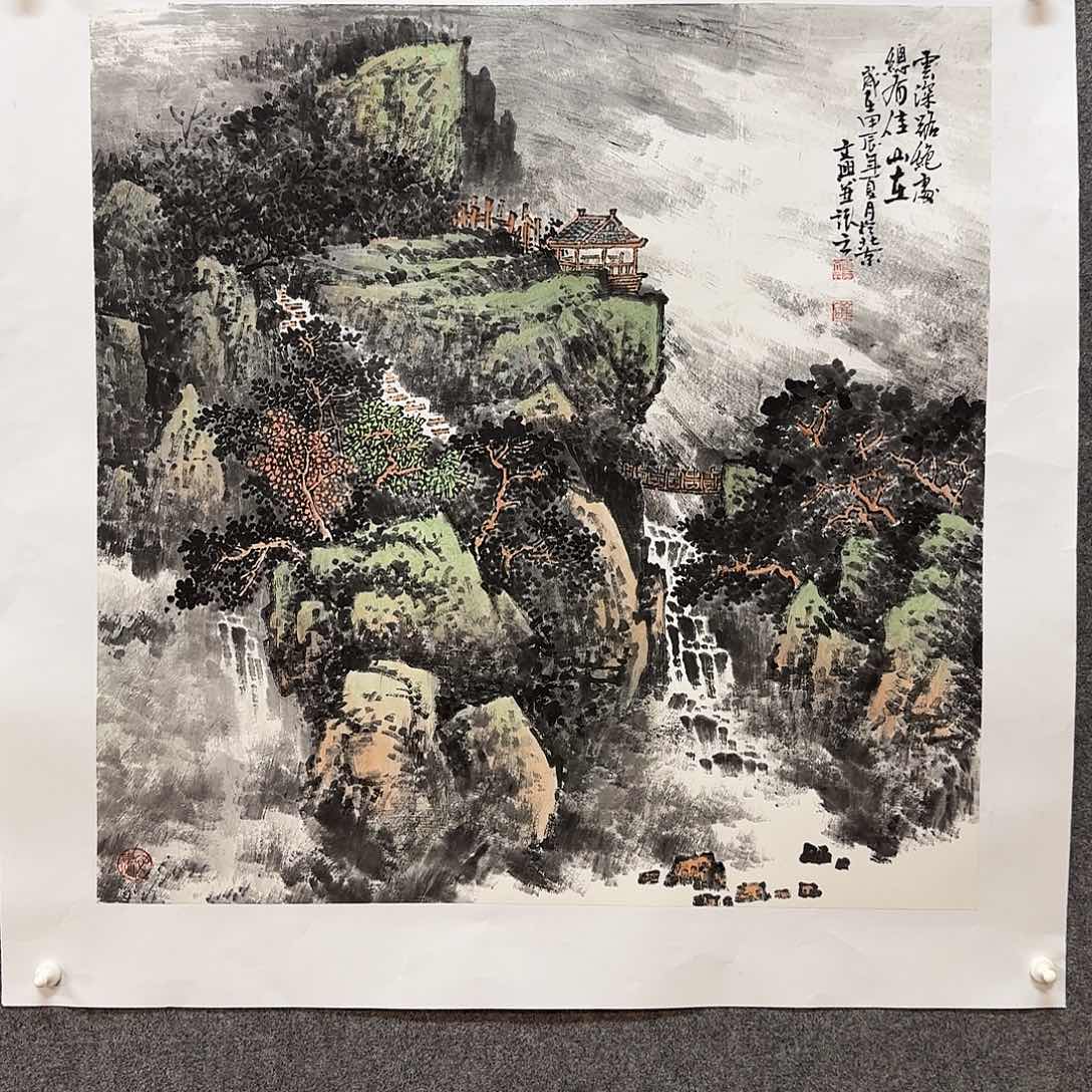 国画丰文兴老师手绘作品