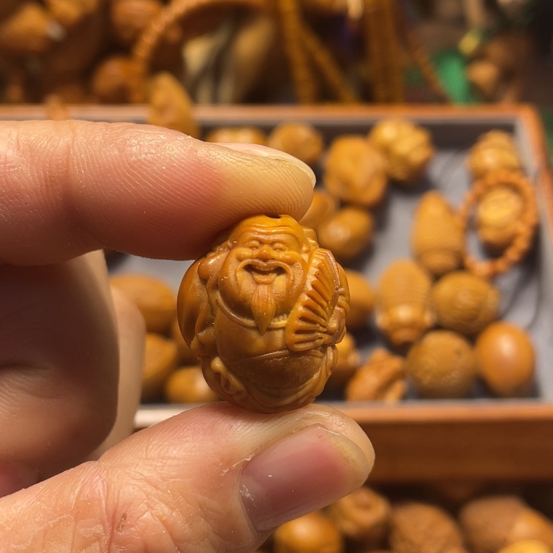 手串/手链橄榄核财神爷965